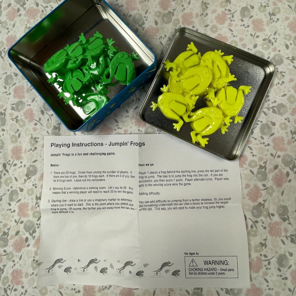 Jumpin' Frogs Game in Tin - Free with any purchase!